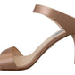 Prada Leather Sandals Stiletto Heels Open Toe Women's Shoes