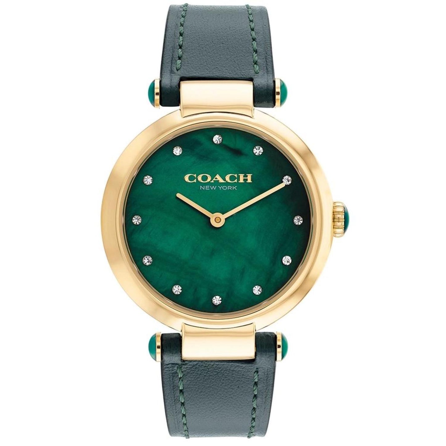 Coach Women's Cary Green Dial Watch