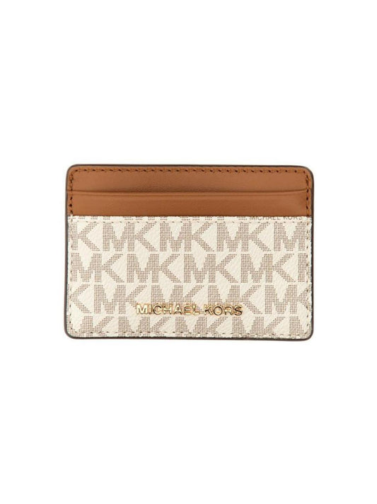 Michael Michael Kors MK Logo Printed Card Case