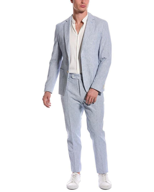 BOSS Hugo Boss 2pc C-Hanry Slim Fit Linen-Blend Suit