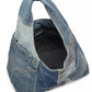The Deconstructed Denim Sack Bag