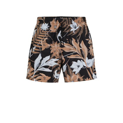 Men's Tropical-Print Quick-Drying Swim Shorts