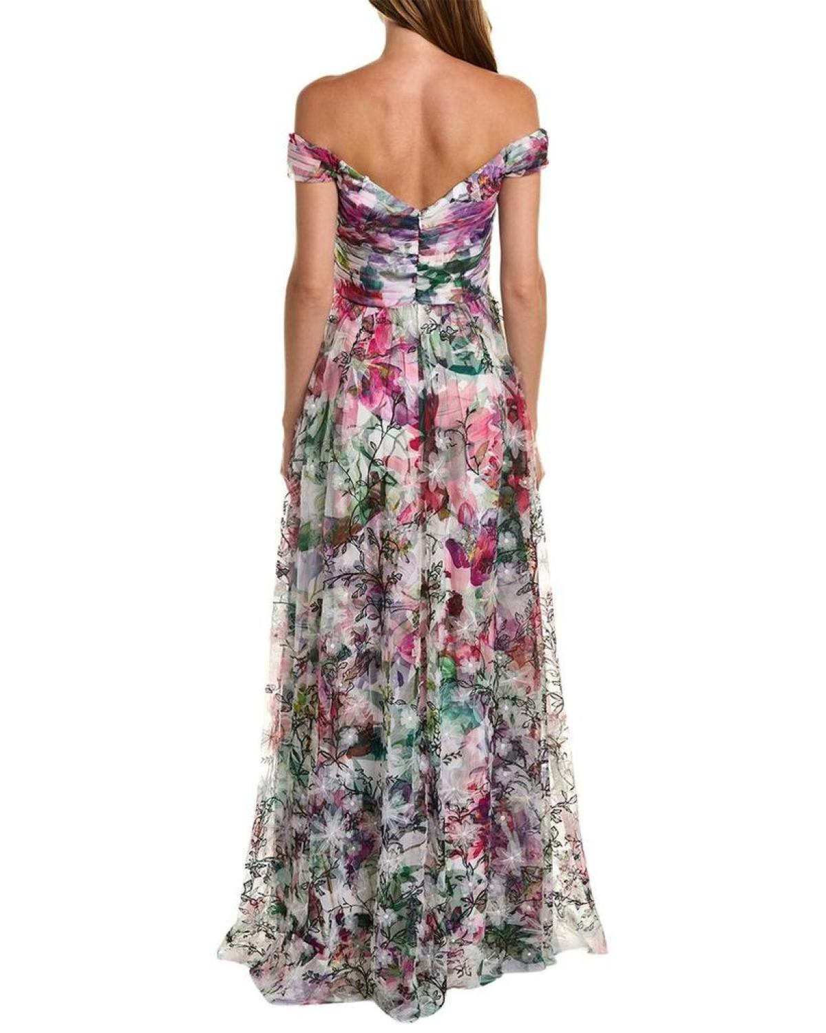 Marchesa Notte Tulle Gown