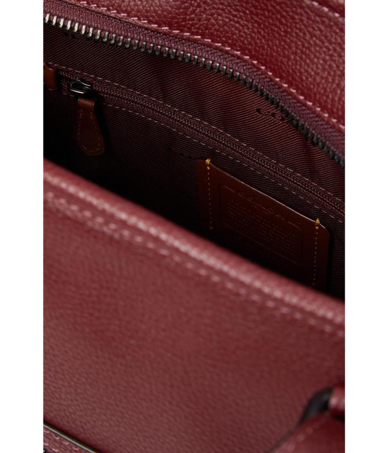 Coach taylor tote on sale in pebble leather