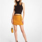 Wool Melton Mini Skirt