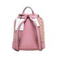 COACH Dempsey True pink Signature Jacquard Canvas Logo Patch Women's Backpack