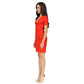 MICHAEL Women's Button-Front V-Neck Mini Dress
