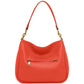 Soft Pebble Leather Cary Shoulder Bag with Convertible Straps