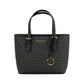 Michael Kors Jet Set  Signature XS Carryall Top Zip Tote Bag Women's Purse