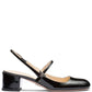 Women's Mary Jane Slingback Pumps Shoes In Black