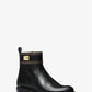 Padma Logo and Leather Ankle Boot