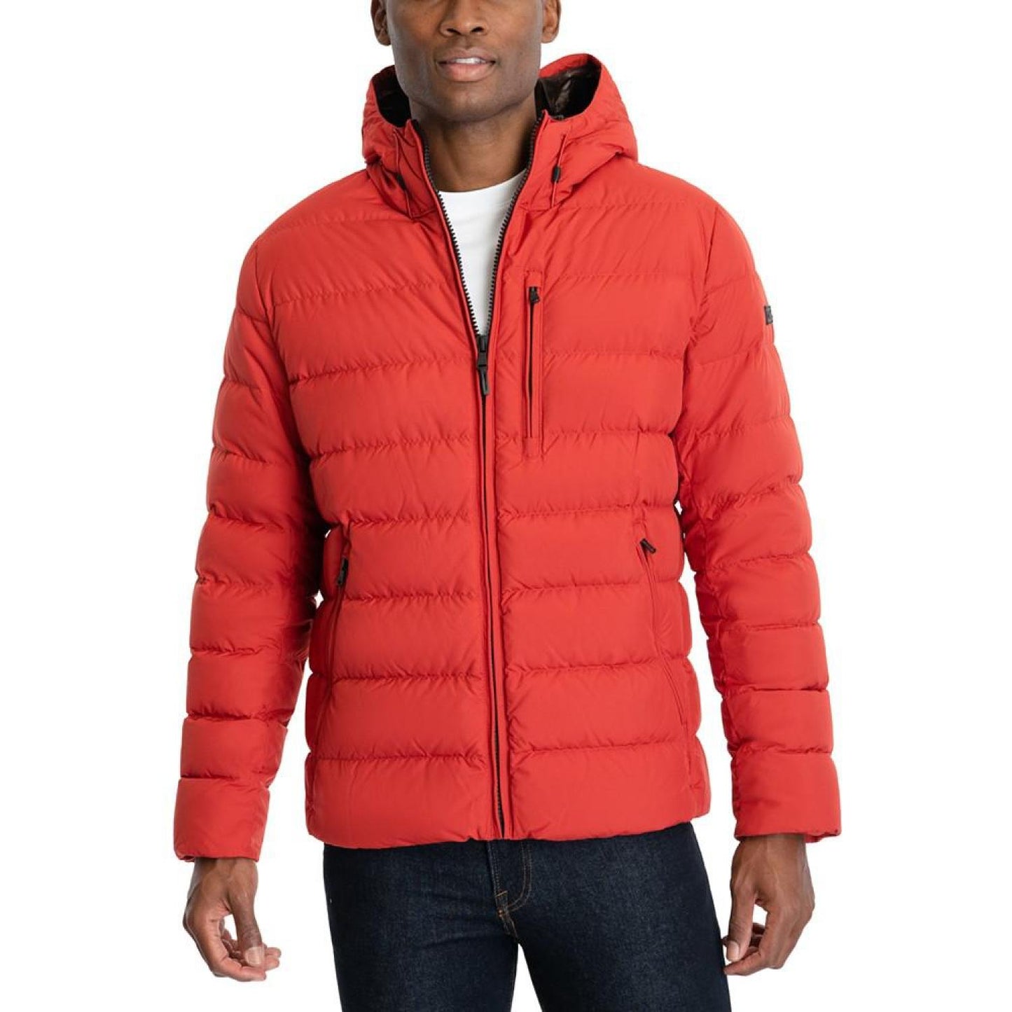 Men's Hooded Puffer Jacket, Created For Macy's