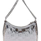 Michael Michael Kors Logo Embossed Chain-Link Shoulder Bag