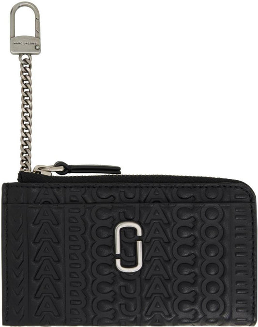 Black 'The J Top Zip Multi' Wallet