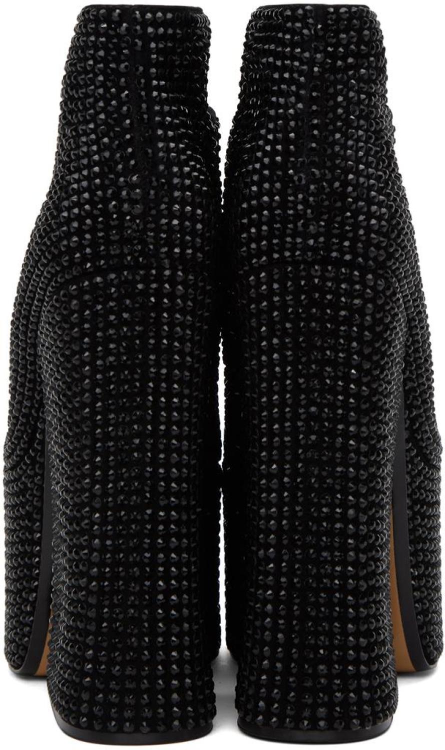 Black 'The Rhinestone Kiki' Heels