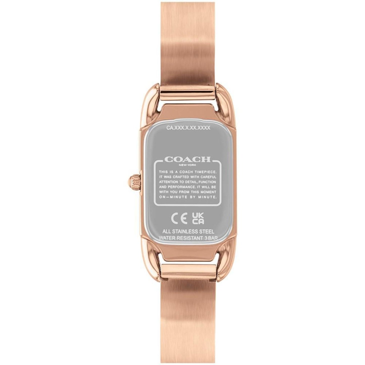 Women's Cadie Signature C Rose Gold-Tone Stainless Steel Bangle Watch, 28.5 x 17.5mm