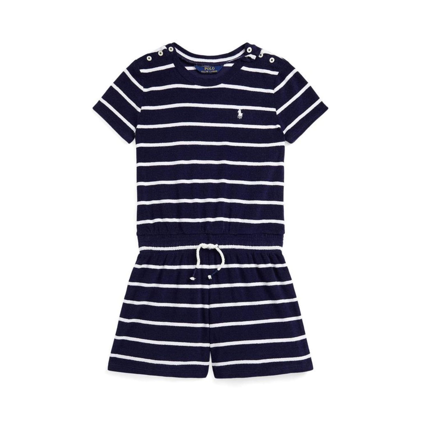 Striped Terry Romper (Big Kids)