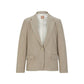 Slim-fit jacket in melange stretch-wool flannel