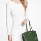 Marilyn Medium Saffiano Leather Tote Bag