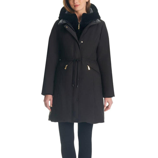 Women's Bibbed Hooded Puffer Coat