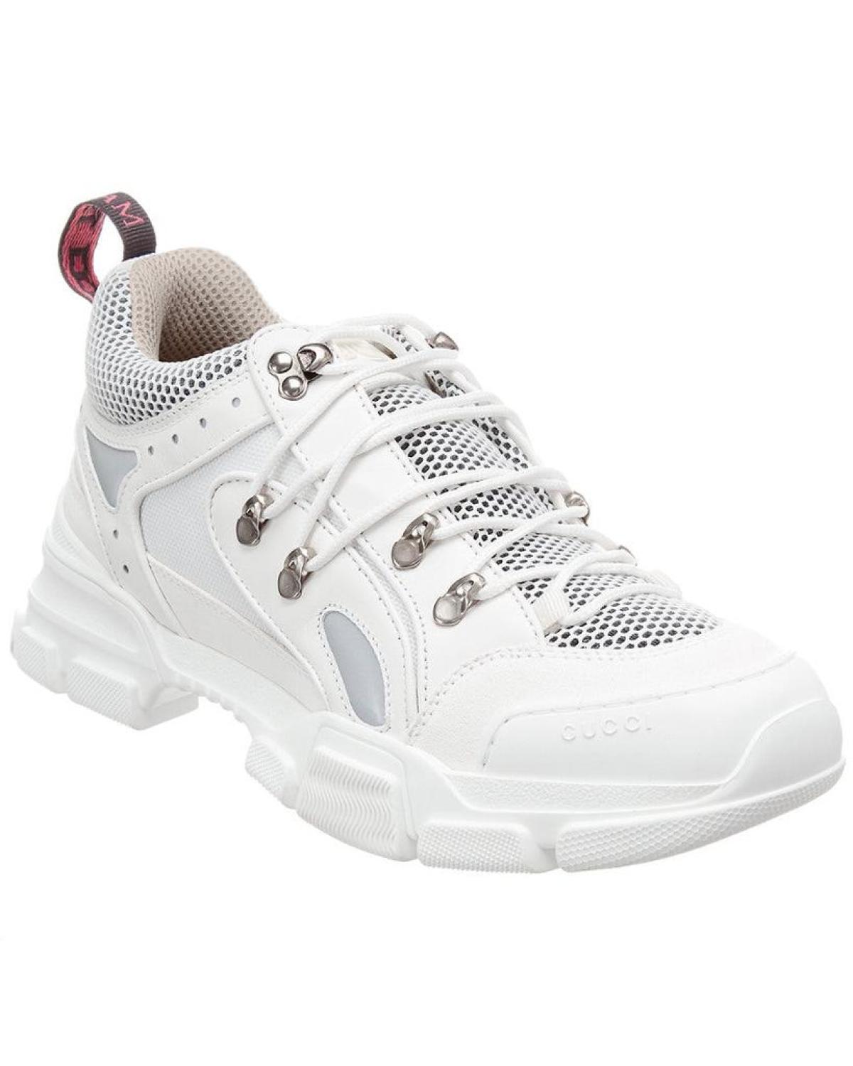 Gucci Flashtrek Leather & Mesh Sneaker