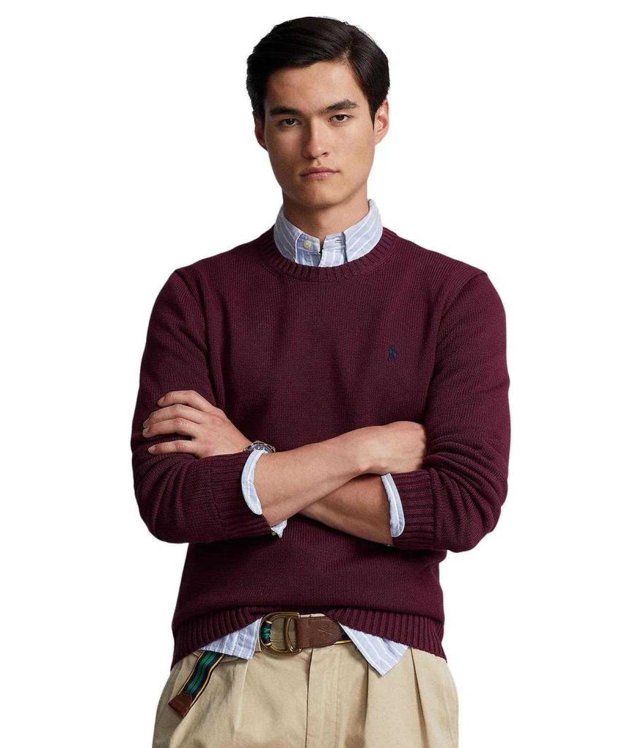 Cotton Crewneck Sweater
