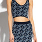 Michael Michael Kors Sleeveless Cropped Tank Top
