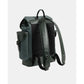 Leather Hitch Backpack in Micro Signature Jacquard