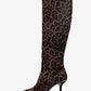Katerina Leopard Calf Hair Knee-High Boot