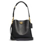 Willow Leather Bucket Bag