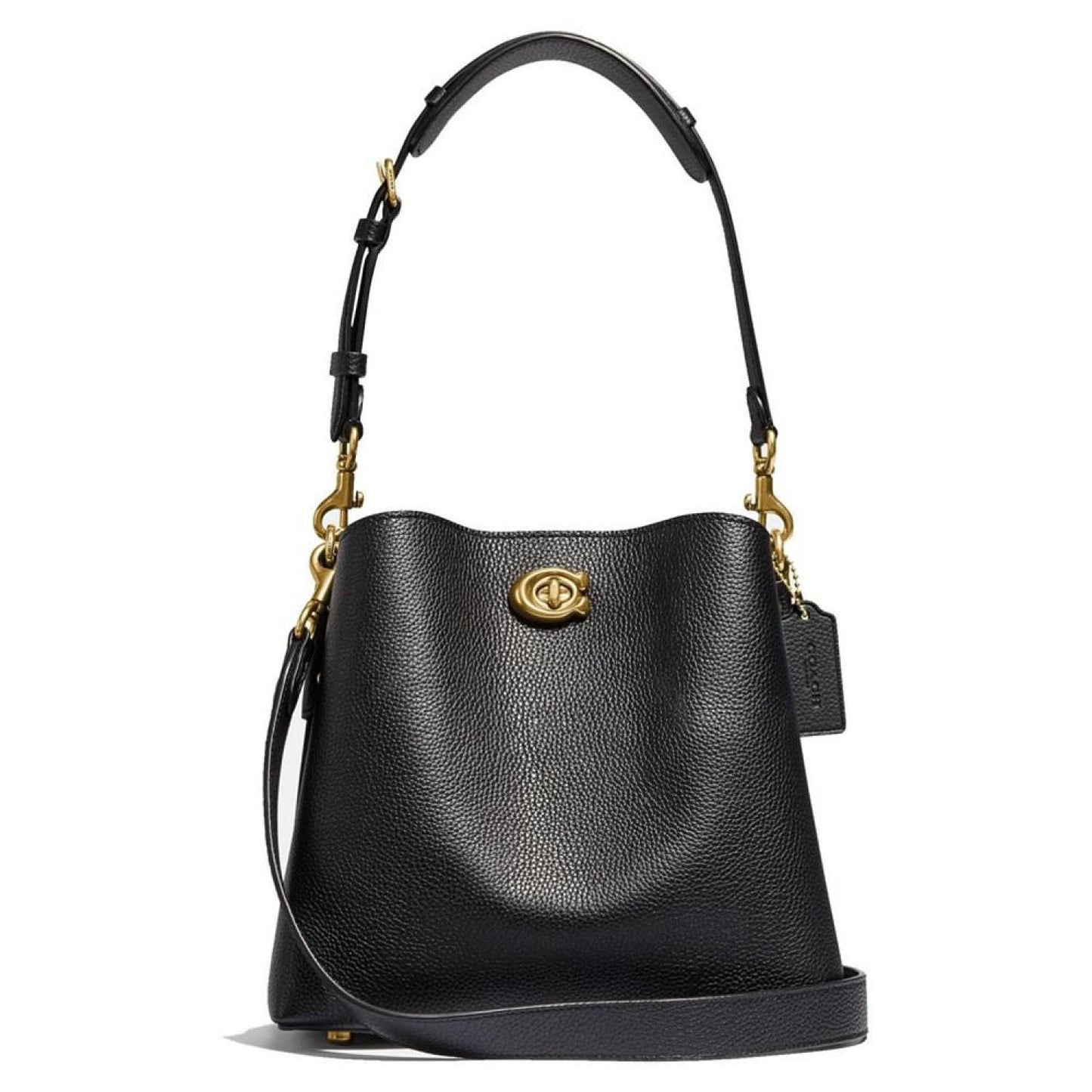 Willow Leather Bucket Bag