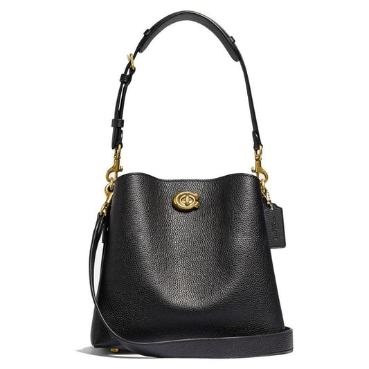 Willow Leather Bucket Bag
