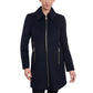 Women's Wool Blend Zip-Front Coat