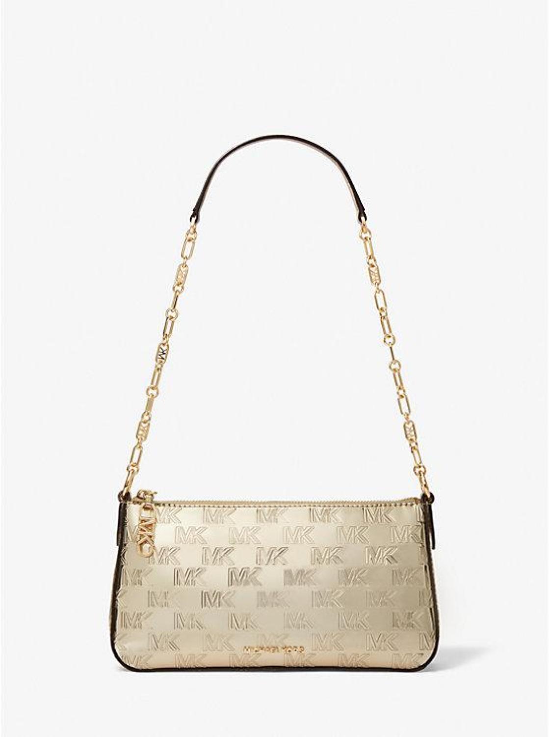 Empire Medium Patent Chain-Link Pochette