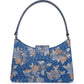 Furla Floral Patterned Logo Engraved Tote Bag