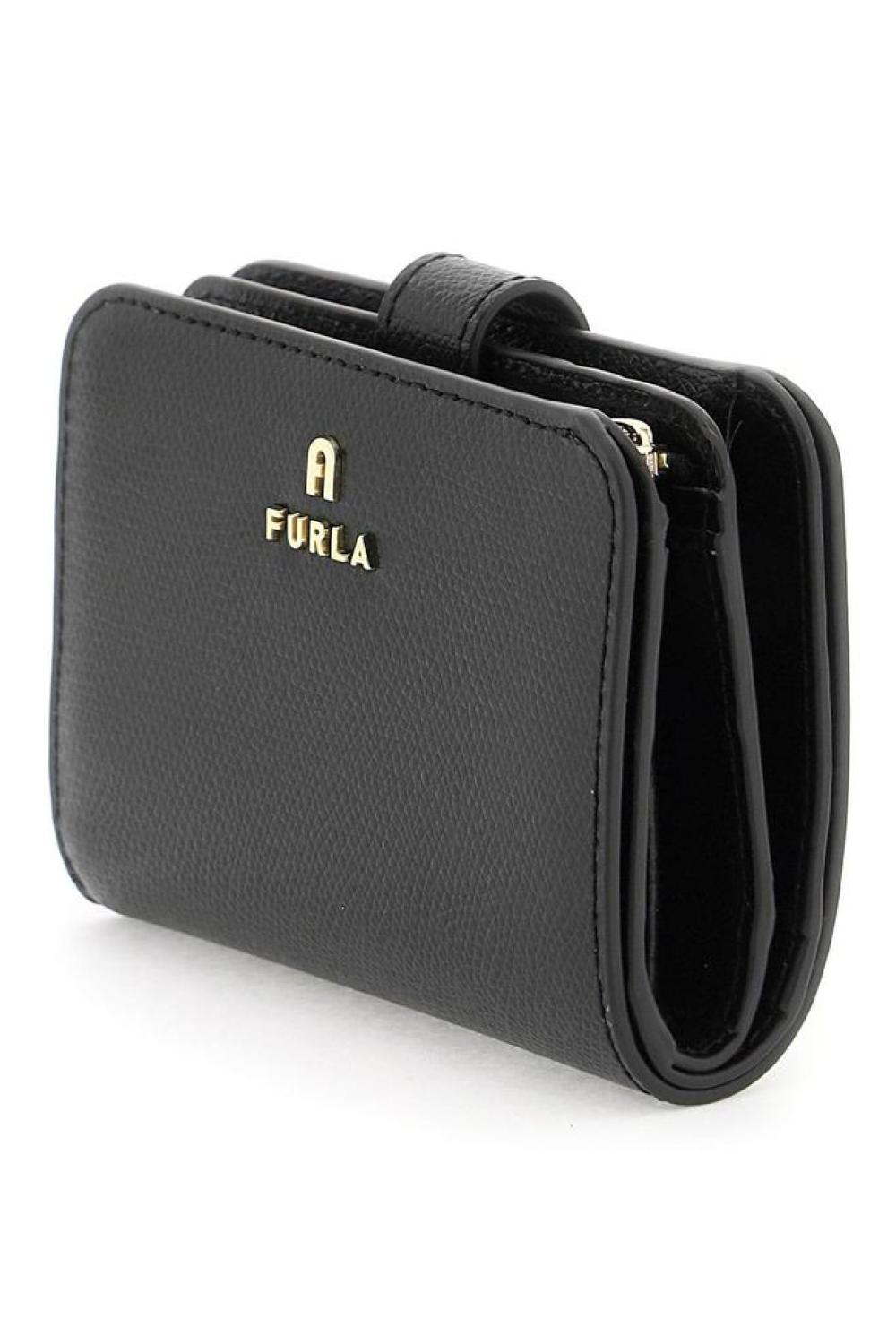 Furla Logo Lettering Compact Wallet