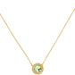 Gold & Abalone 'The Medallion' Necklace