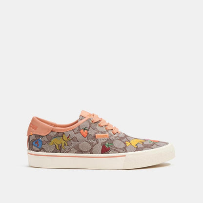 Coach Outlet Coach X Observed By Us Skate Lace Up Sneaker In Signature Jacquard