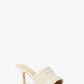 Tessa White Denim Mule Sandal