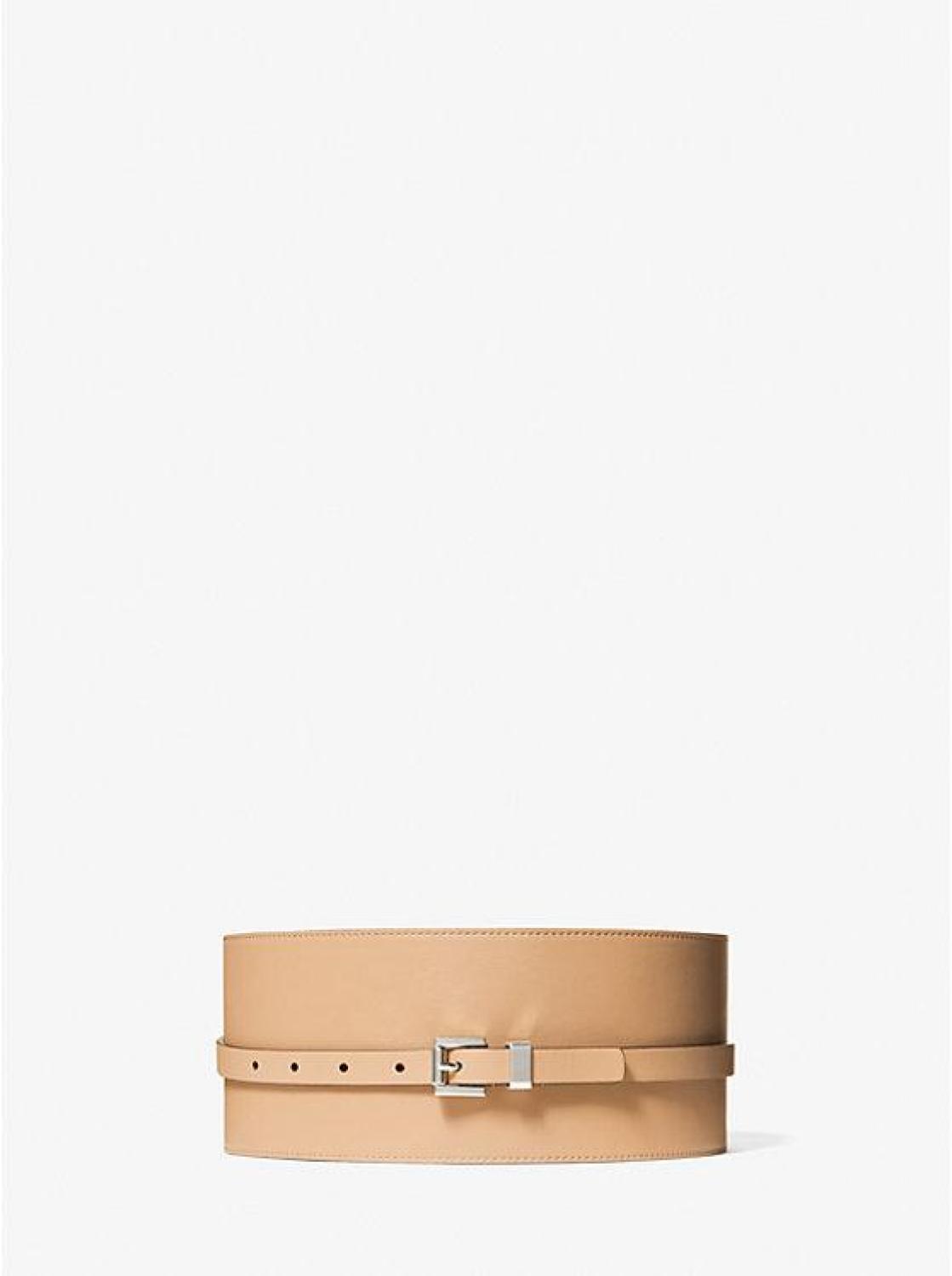 Leather Wide Waist Belt