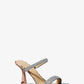 Clara Embellished Snake Embossed Sandal