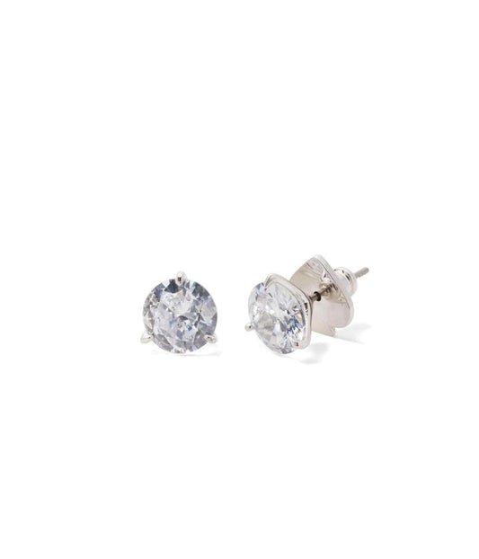 Brilliant Statements Trio Prong Studs Earrings