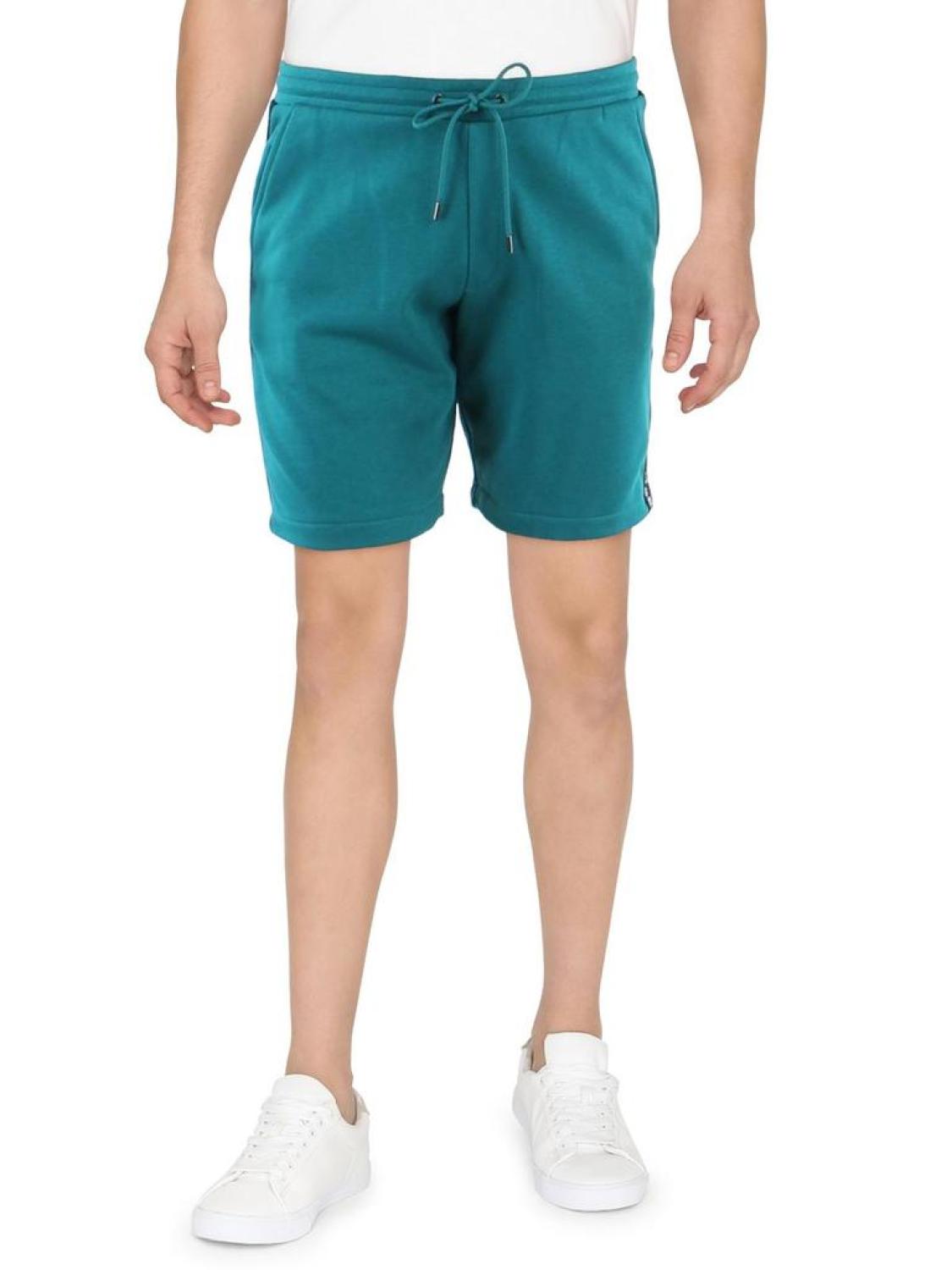 Mens Fleece Midi Flat Front Tie-Waist/Belted