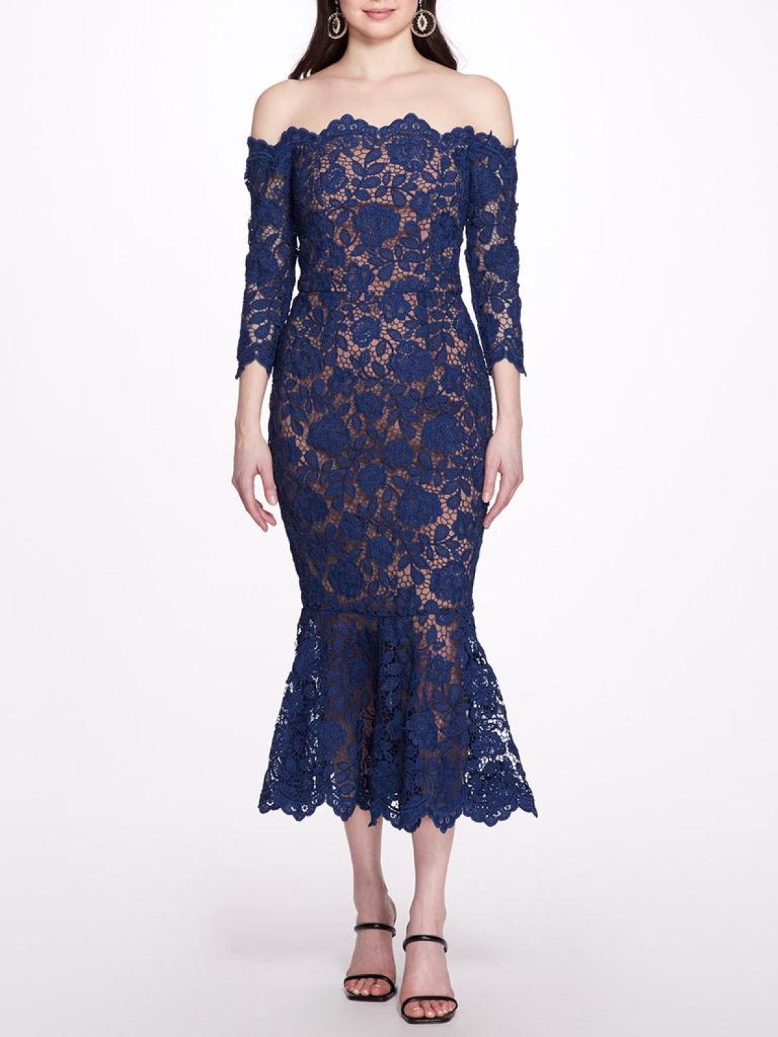 Fit to Flare Lace Gown
