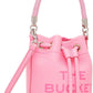 Pink 'The Leather Mini Bucket' Bag