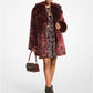 Tiger Print Faux Fur Coat