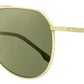 Hugo Boss Men's Pilot Sunglasses B1447S J5GWM Gold/Green 61mm