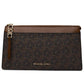 Michael Michael Kors Monogram Jacquard Zipped Crossbody Bag