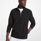 Cotton Blend Half-Zip Sweater