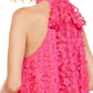 Halter Swing Mini Dress In Orchid Petal